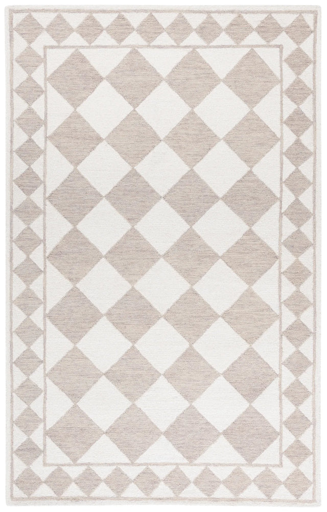 Safavieh Ebony 4'-0" x 6'-0" Rug in Light Brown / Ivory