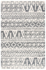 Safavieh Abstract 4'-0" x 6'-0" Rug in Ivory / Black