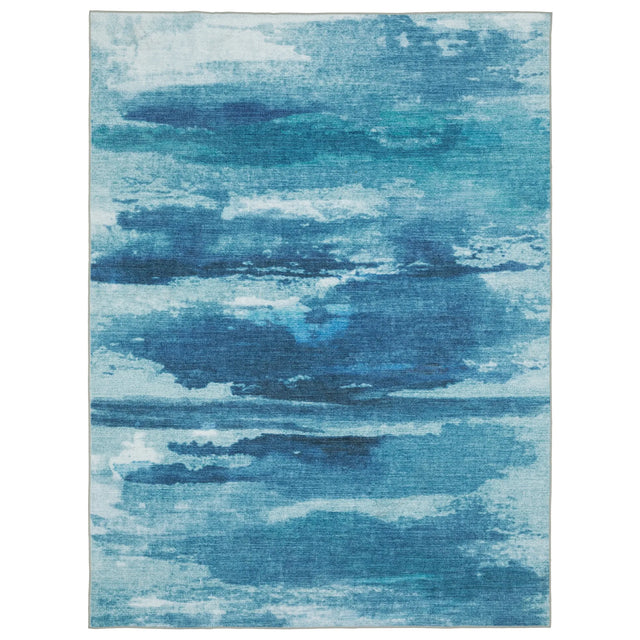 Oriental Weavers Sphinx Sumter SUM10 Blue Rugs - main flat
