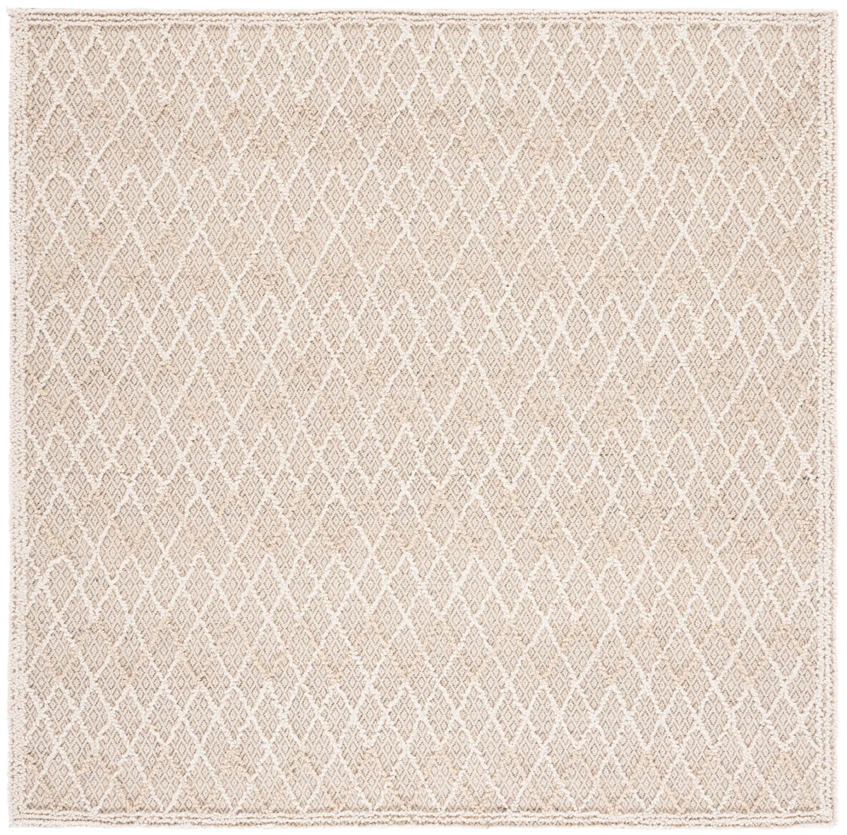 Safavieh Trace 6'-0" x 6'-0" Rug in Ivory / Black
