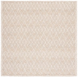 Safavieh Trace 6'-0" x 6'-0" Rug in Ivory / Black