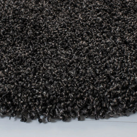 Safavieh Evolution Shag 500 6'-7" x 6'-7" Rug in Charcoal