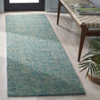 Safavieh Gabbeh 2'-3" x 8'-0" Rug in Light Blue / Beige