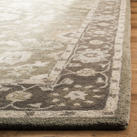 Safavieh Anatolia 4'-0" x 6'-0" Rug in Grey / Dark Grey
