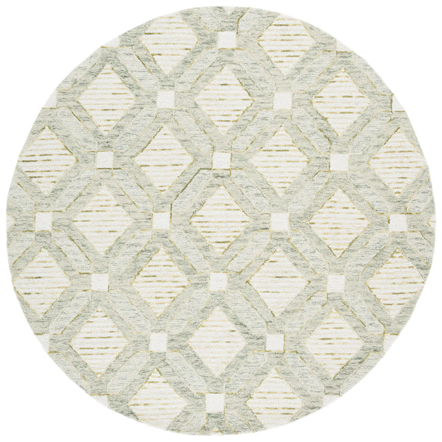 Safavieh Pine 6'-0" x 6'-0" Rug in Sage / Ivory