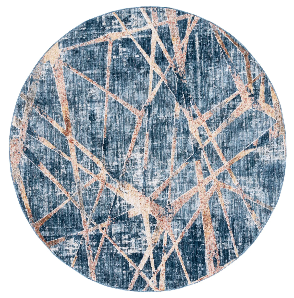 Safavieh Olympia 6'-0" x 6'-0" Rug in Blue / Navy