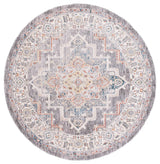 Safavieh Olympia 6'-0" x 6'-0" Rug in Dark Grey / Beige
