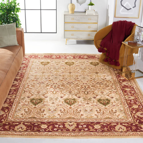 Safavieh Persian Legend 9'-6" x 13'-6" Rug in Ivory / Rust