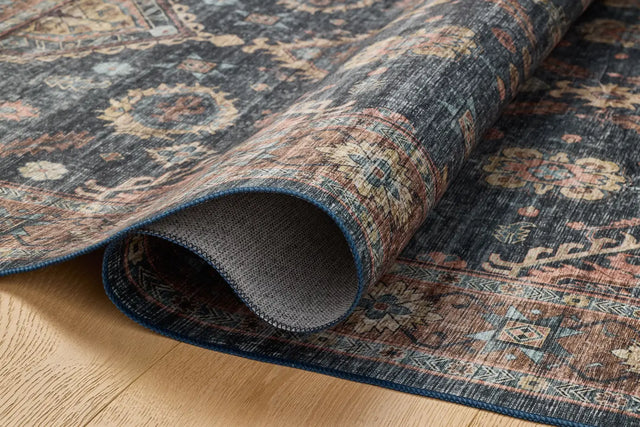 Loloi Anniston ANS-03 Denim / Sunset Rug - pile height