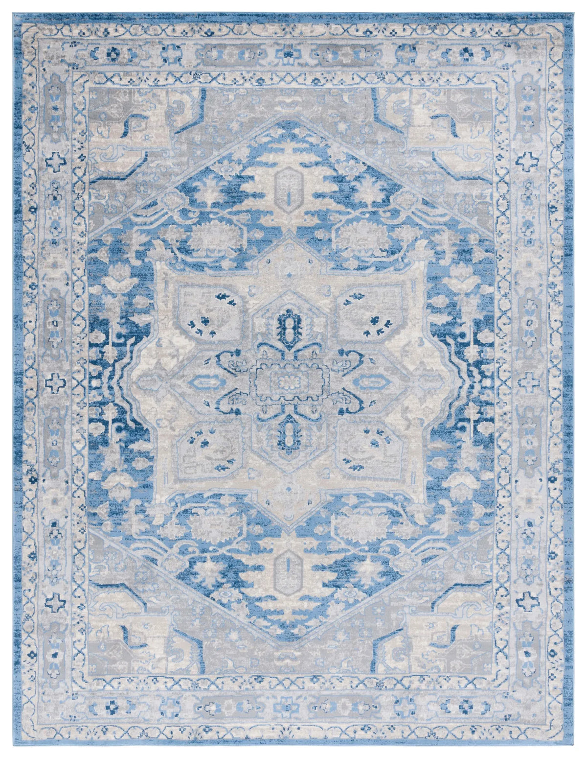 Safavieh Brentwood 10'-0" x 13'-0" Rug in Blue / Grey