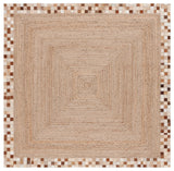 Safavieh Natural Fiber 6'-0" x 6'-0" Rug in Natural / Brown