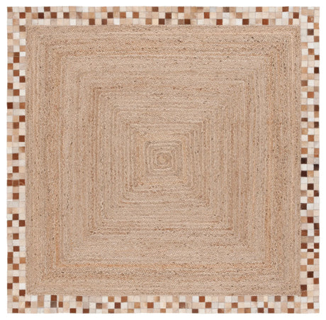Safavieh Natural Fiber 6'-0" x 6'-0" Rug in Natural / Brown