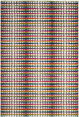 Safavieh Fiesta Shag 4'-0" x 6'-0" Rug in Cream / Multi