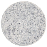 Safavieh Micro-Loop 5'-0" x 5'-0" Rug in Grey / Beige