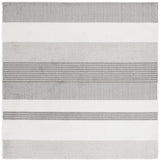 Safavieh Pyramid 6'-7" x 6'-7" Rug in Ivory / Grey