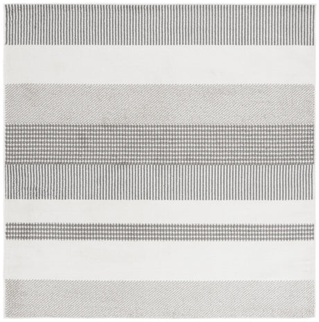 Safavieh Pyramid 6'-7" x 6'-7" Rug in Ivory / Grey