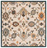 Safavieh Heritage 6'-0" x 6'-0" Rug in Beige / Ivory