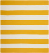 Safavieh Montauk 5'-0" x 5'-0" Rug in Yellow / Ivory