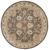 Safavieh Antiquity 6'-0" x 6'-0" Rug in Olive Grey / Beige