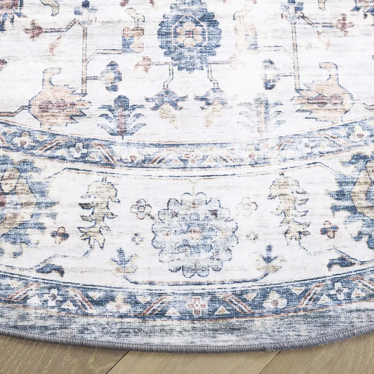 Safavieh Arizona 6'-0" x 6'-0" Rug in Light Blue / Ivory