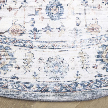 Safavieh Arizona 6'-0" x 6'-0" Rug in Light Blue / Ivory