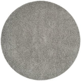 Safavieh Sga-Athens Shag 6'-7" x 6'-7" Rug in Light Grey