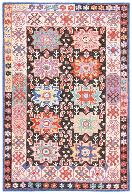 Safavieh Bellagio 4'-0" x 6'-0" Rug in Charcoal / Ivory