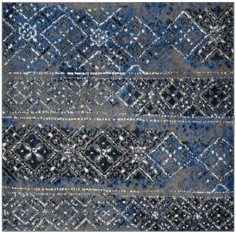 Safavieh Adirondack 6'-0" x 6'-0" Rug in Silver / Multi
