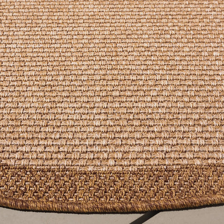 Safavieh Sisal All-Weather 6'-7" x 6'-7" Rug in Natural / Brown