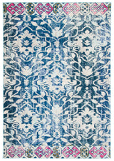 Safavieh Madison 4'-0" x 6'-0" Rug in Navy / Ivory