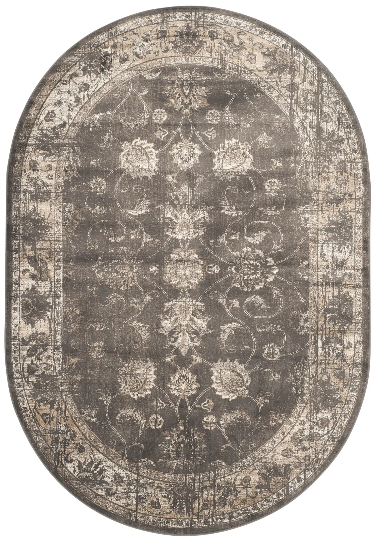 Safavieh Vintage 5'-3" x 7'-6" Rug in Soft Anthracite