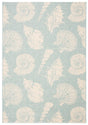 Safavieh Courtyard 4'-0" x 5'-7" Rug in Aqua / Beige