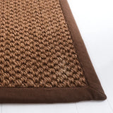 Safavieh Natural Fiber 4'-0" x 6'-0" Rug in Chocolate