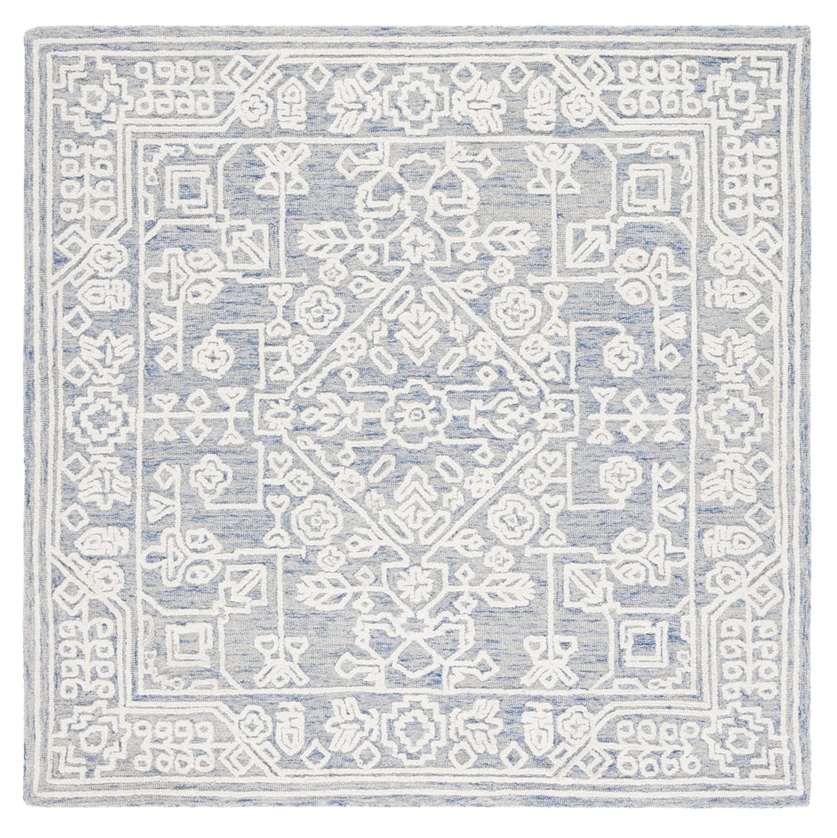 Safavieh Metro 6'-0" x 6'-0" Rug in Blue / Ivory
