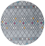 Safavieh Amsterdam 6'-7" x 6'-7" Rug in Grey / Light Grey