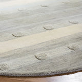 Safavieh Safavieh Kids 5'-0" x 5'-0" Rug in Grey / Ivory