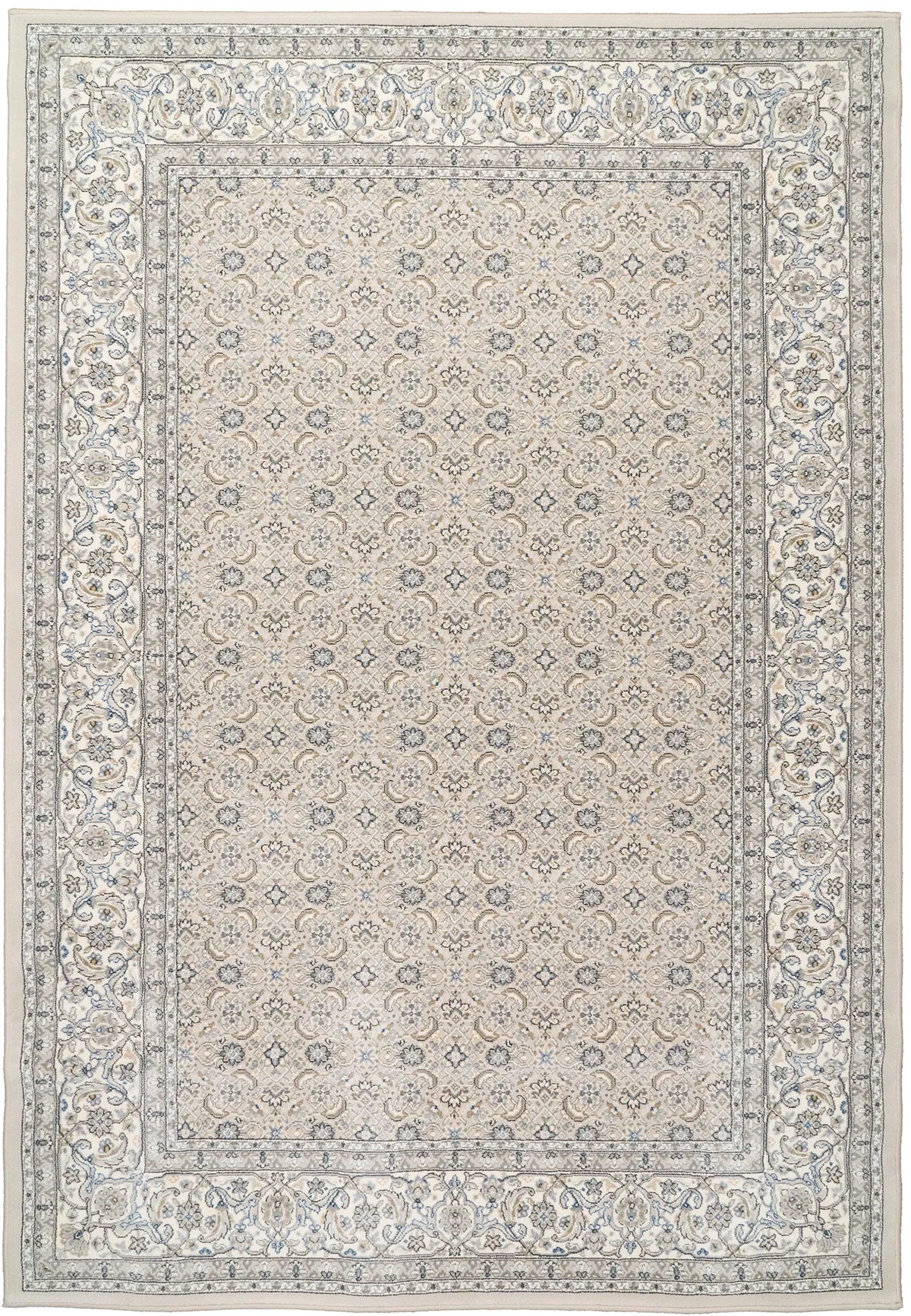 Dynamic Rugs Ancient Garden 57011 Soft Grey/Cream Rugs - Rectangular