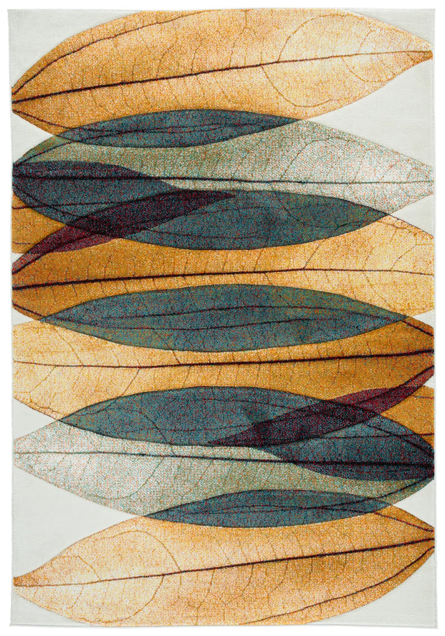 Safavieh Hollywood 4'-0" x 6'-0" Rug in Gold / Blue