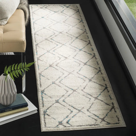 Safavieh Skyler 2'-0" x 10'-0" Rug in Ivory / Blue