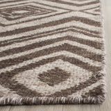 Safavieh Kilim 5'-0" x 8'-0" Rug in Grey / Light Grey