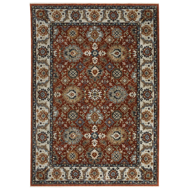 Oriental Weavers Sphinx Aberdeen 562R1 Red/ Ivory Rugs - main flat