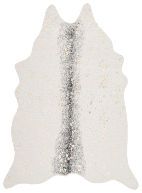 Safavieh Faux Cowhide 5'-0" x 6'-5" Rug in Beige / Grey
