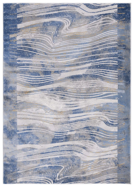 Safavieh Palma 4'-0" x 6'-0" Rug in Beige / Blue