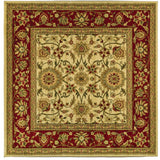 Safavieh Lyndhurst 5'-3" x 5'-3" Rug in Ivory / Red