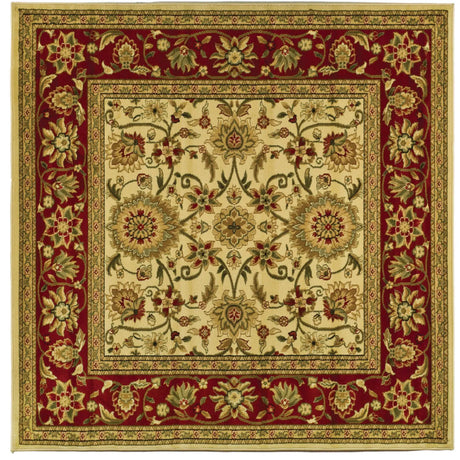Safavieh Lyndhurst 5'-3" x 5'-3" Rug in Ivory / Red