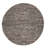 Safavieh Natura 6'-0" x 6'-0" Rug in Black / Ivory