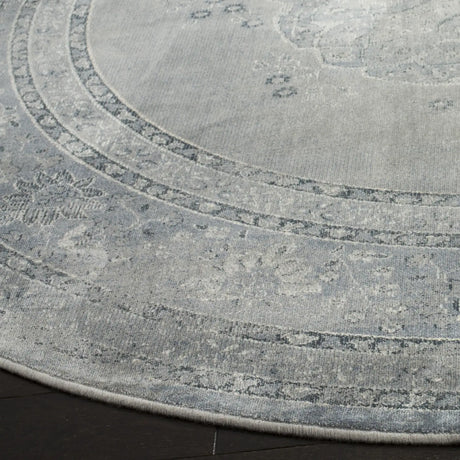 Safavieh Vintage 6'-0" x 6'-0" Rug in Light Blue / Light Grey