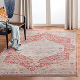 Safavieh Kenitra 600 4'-0" x 6'-0" Rug in Red / Beige