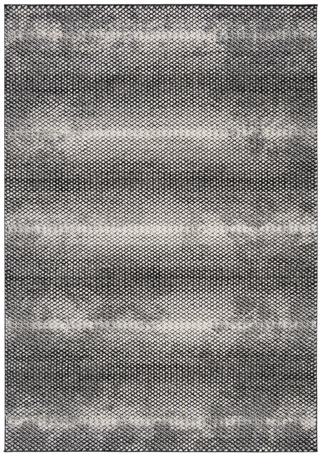 Safavieh Lurex 100 4'-0" x 6'-0" Rug in Black / Ivory