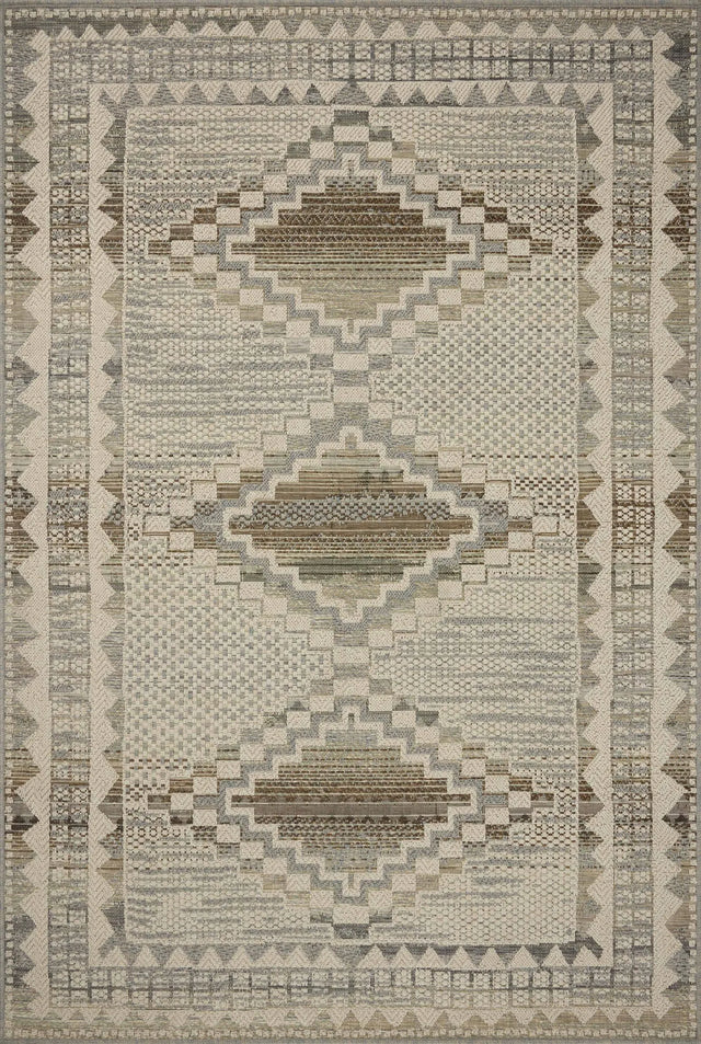 Loloi Saylor SAY-02 Ivory / Granite Rug - main flat